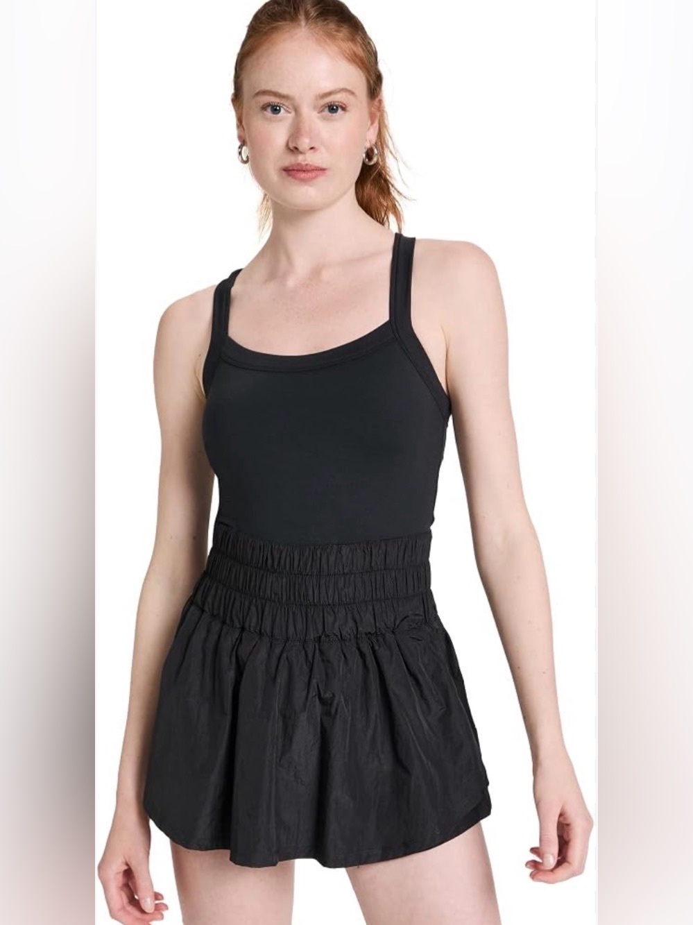 FP Movement by Free People Way Home Skortsie in Black